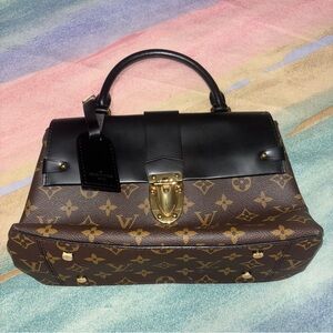 Louis Vuitton Monogram Brown and Black Handbag